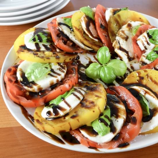 Heirloom Caprese Salad with Balsamic