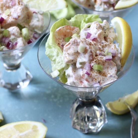Healthier Shrimp Salad