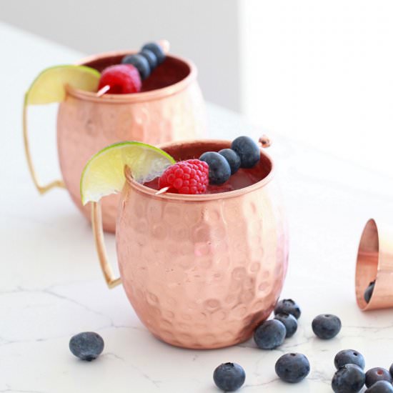 The Best Berry Moscow Mule