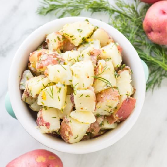 Low Fodmap Dilly Potato Salad