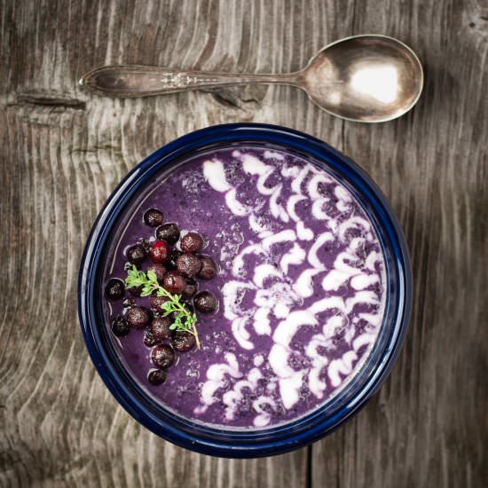 Wild Blueberry Earl Grey Smoothie