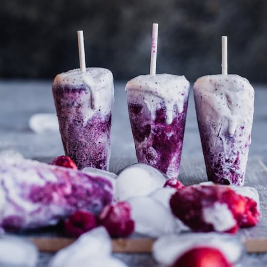 Instant Berry Kulfi (Eggless)