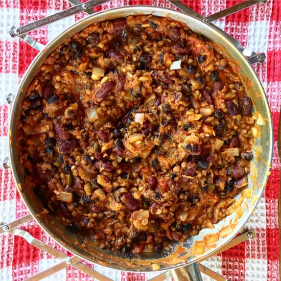 Hearty Mexican Bean “Ragu”