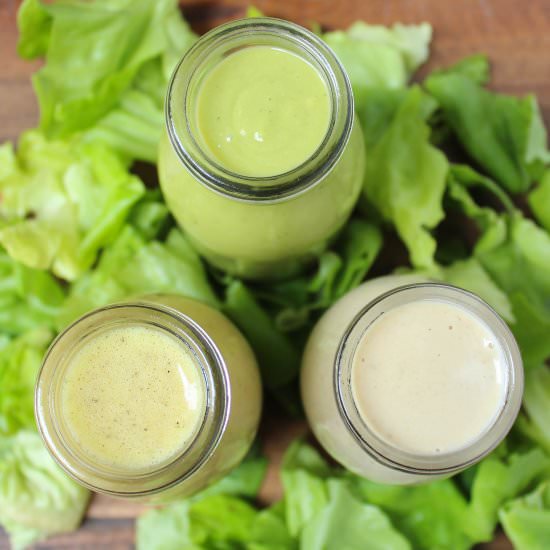 My 3 Favorite Go-To Salad Dressings
