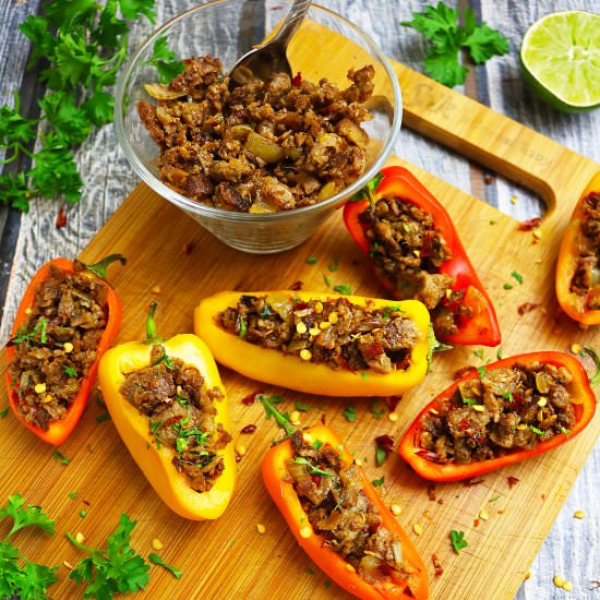 Grillers Stuffed Sweet Peppers