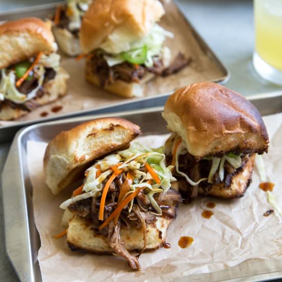 Shoyu Pulled Pork Sliders