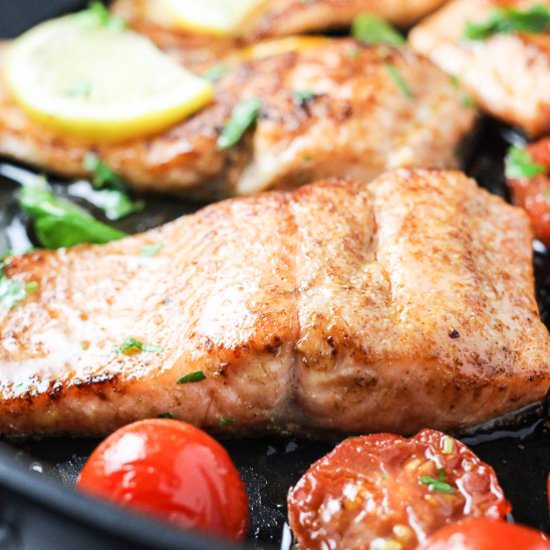 Pan Fried Rainbow Trout