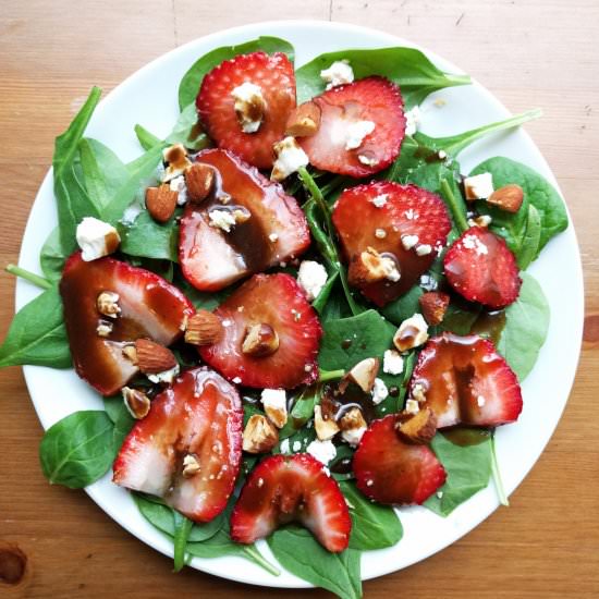 Strawberry Spinach Salad