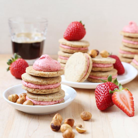 Hazelnut Shortbread Cookies