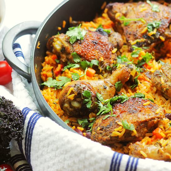 One Pot Chicken and Rice Dish