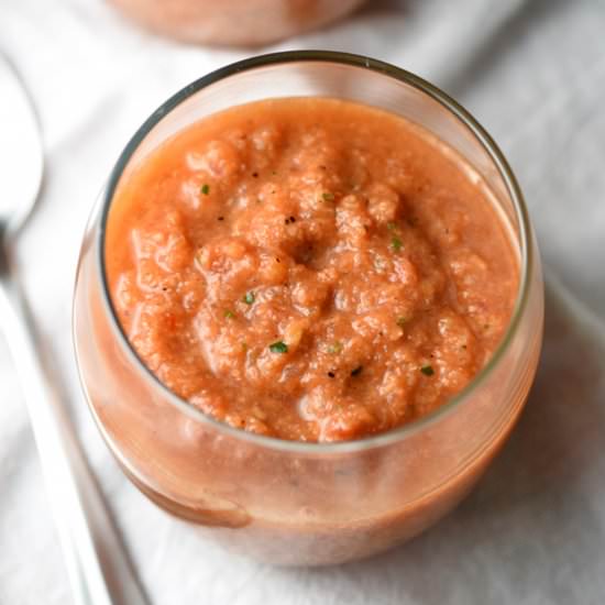 Grilled Vegetable Gazpacho