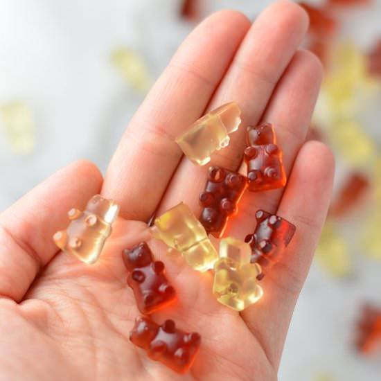 Grape Fruit Juice Gummy Bears