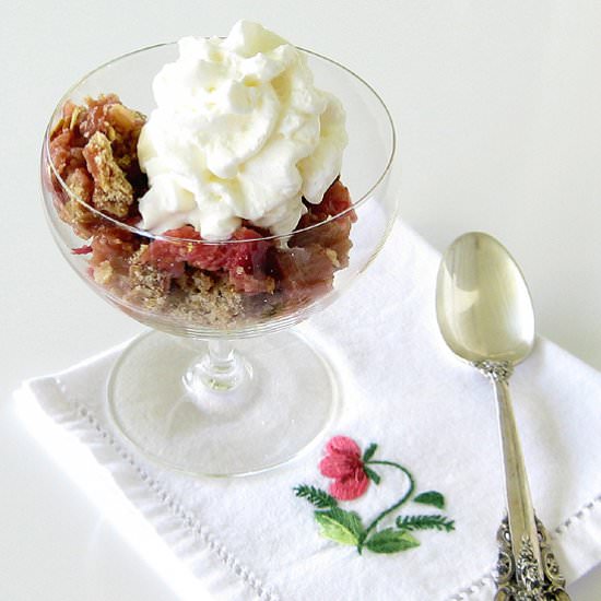 Rhubarb Crumble