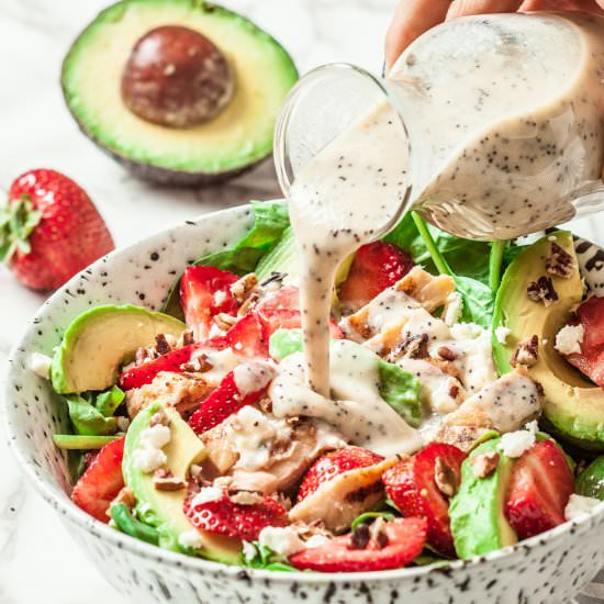 Strawberry Avocado Chicken Salad