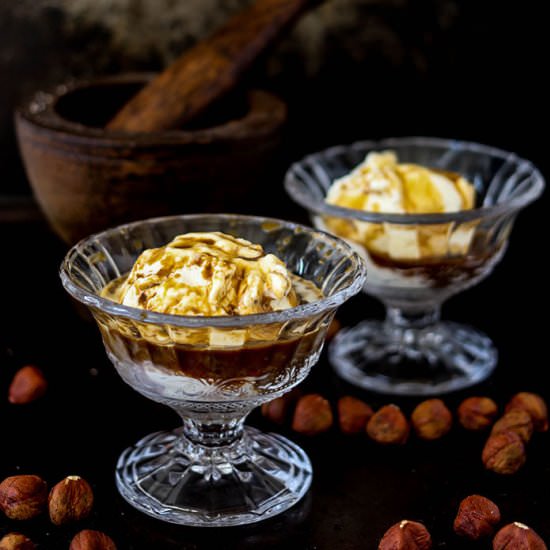 Hazelnut Liqueur Affogato