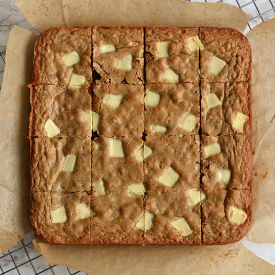 Cherry and Pecan Blondies