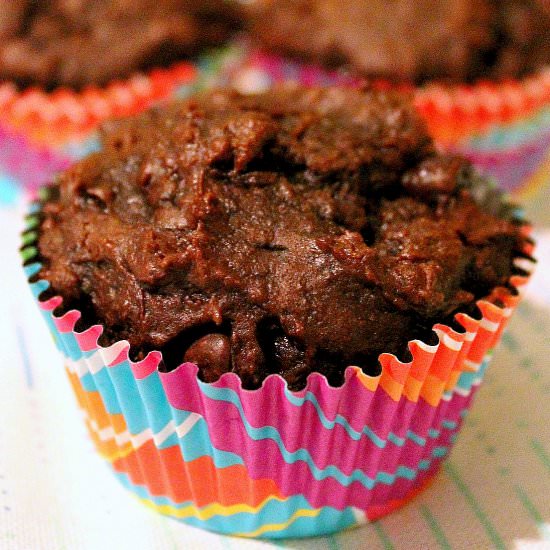 Chocolate Pumpkin Muffins