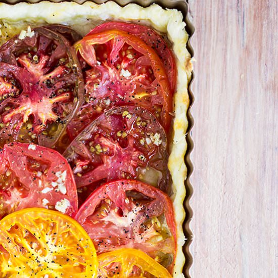 Colorful Tomato Tart
