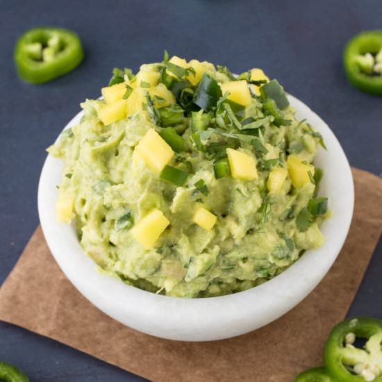 Jalapeno-Mango Guacamole