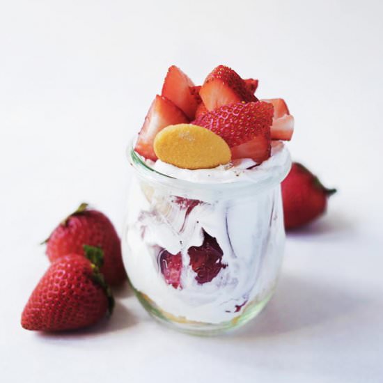 Strawberry Shortcake in a Jar