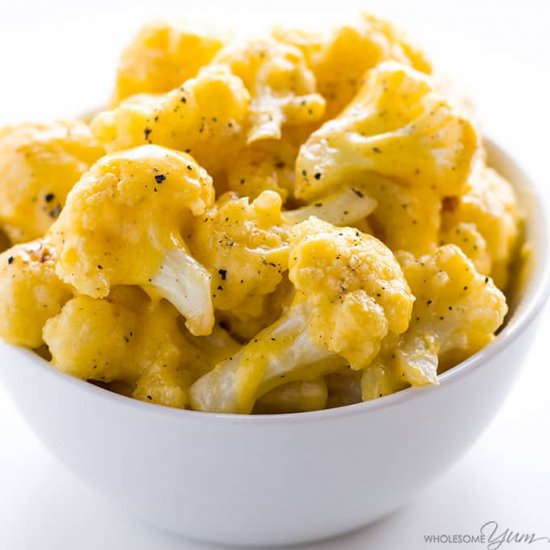 Cauliflower Mac & Cheese (Low Carb)