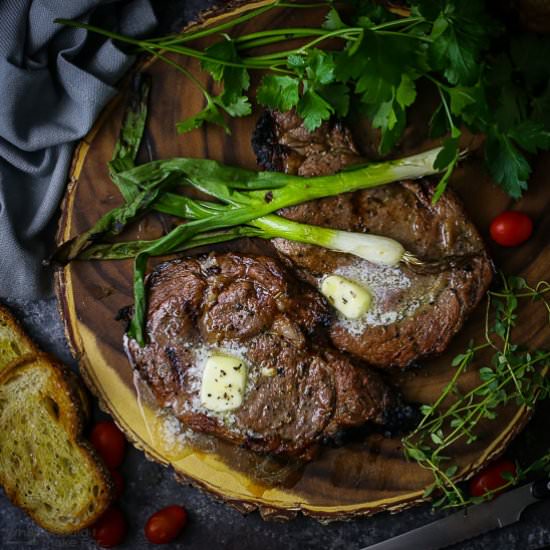 Grilled Ribeye Steaks