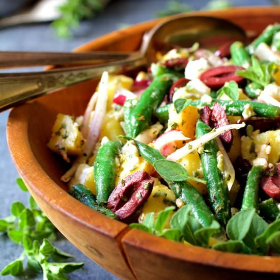 Potato Green Bean Salad w/ Feta