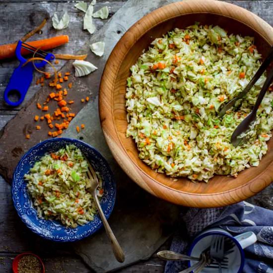 Sesame Coleslaw