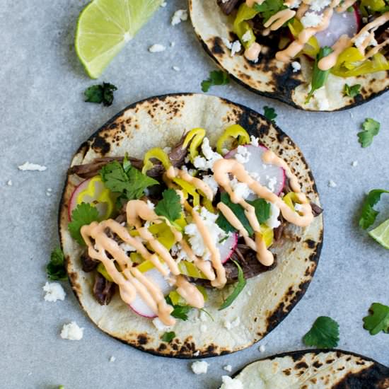 Slow Cooker Beef Tacos