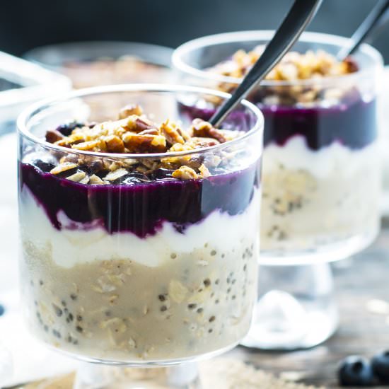Blueberry Overnight Oats