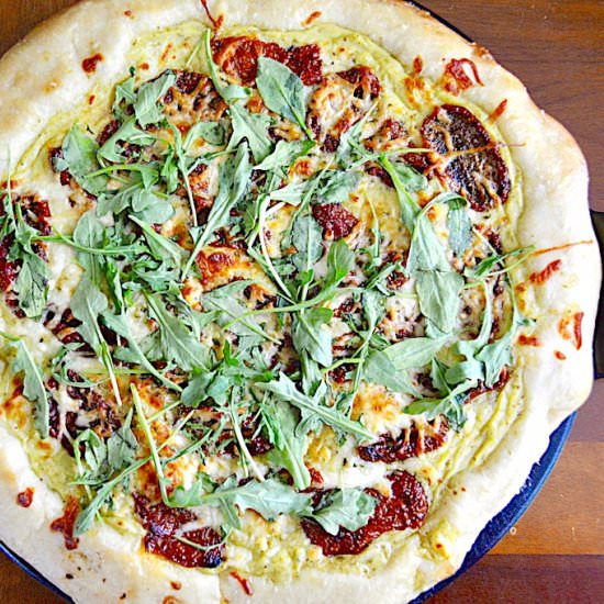 Sun-Dried Tomato Arugula Pizza