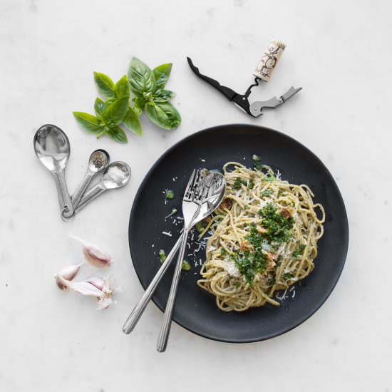 Pesto Carbonara