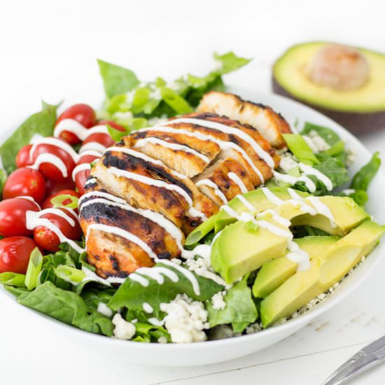 Grilled Buffalo Chicken Salad