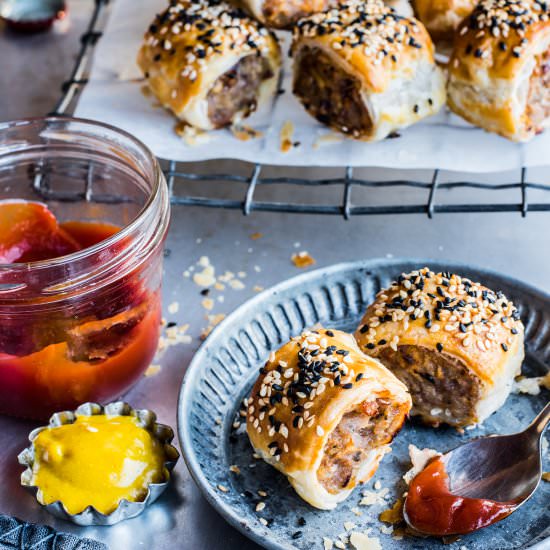 Pork and Apple Sausage Rolls