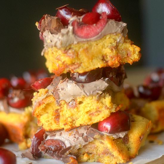 GF Cherry Garcia Cookie Bars