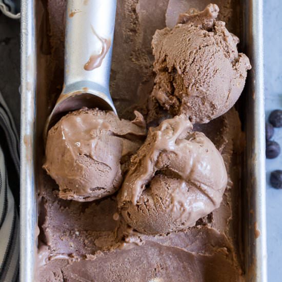 No-Churn Chocolate Ice Cream