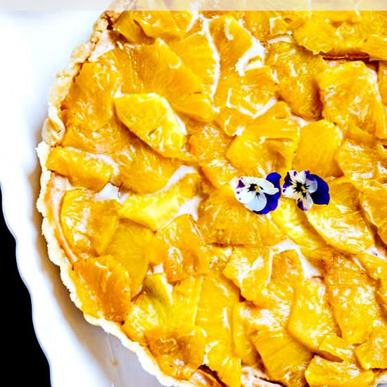 GF Cashew Butter Tart & Pineapples