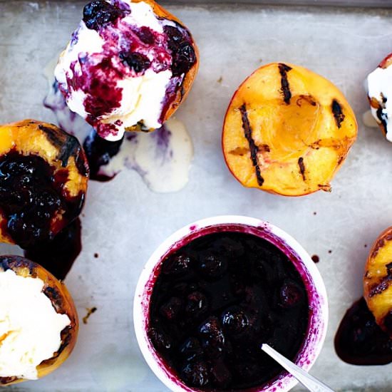 Grilled Peaches