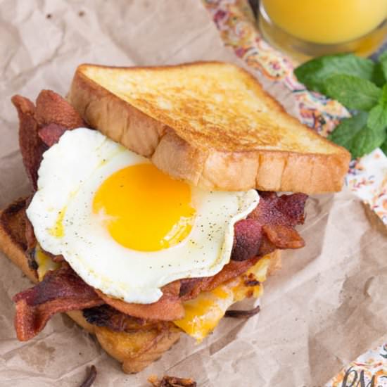 Boy Scout Campout Breakfast Sandwich