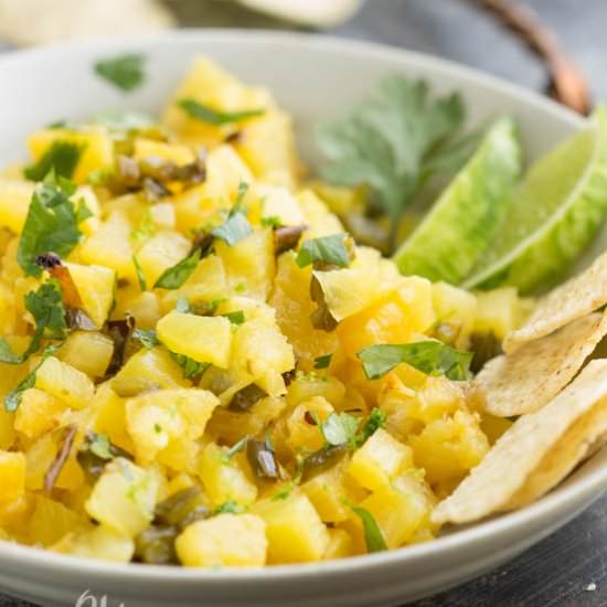 Roasted Pineapple Salsa Recipe
