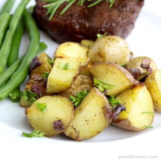Roasted Herbed Baby Potatoes