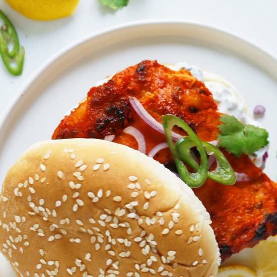 Tandoori Chicken Sandwiches