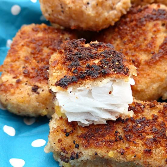 Crispy Tortilla Chip Encrusted Fish