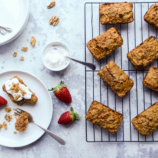 Healthy Carrot Cakes