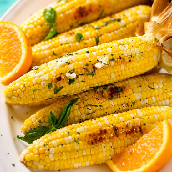 Oven Roasted Corn on the Cob