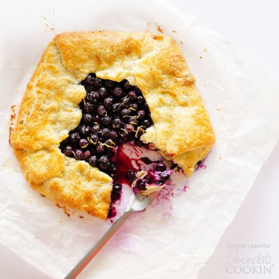 LEMON BLUEBERRY GALETTE