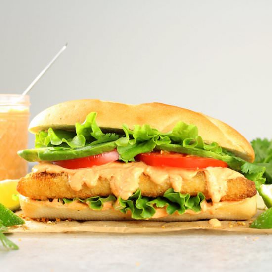 Baja Fish Sandwich
