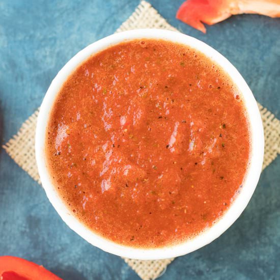 Sweet Roasted Red Pepper Sauce