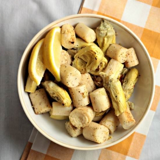 Roasted Hearts of Palm & Artichoke