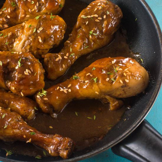 Sticky Nutmeg Chicken
